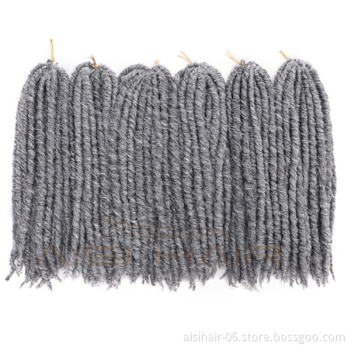 Aisi Hair 16 Inch Dreadlocks Crochet Braids Soft Goddess Faux Locs Crochet Hair Synthetic Braiding Hair 20 Inch Dreadlocks Braid
